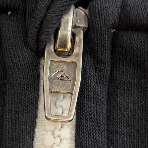 Quiksilver Golden Records Full Zip Jacket Surf Hoodie Sweatshirt - Youth Large - Picture 5 of 11